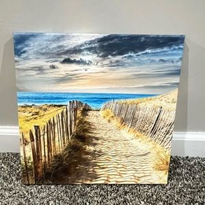 Beach Walkway Canvas Wall Art